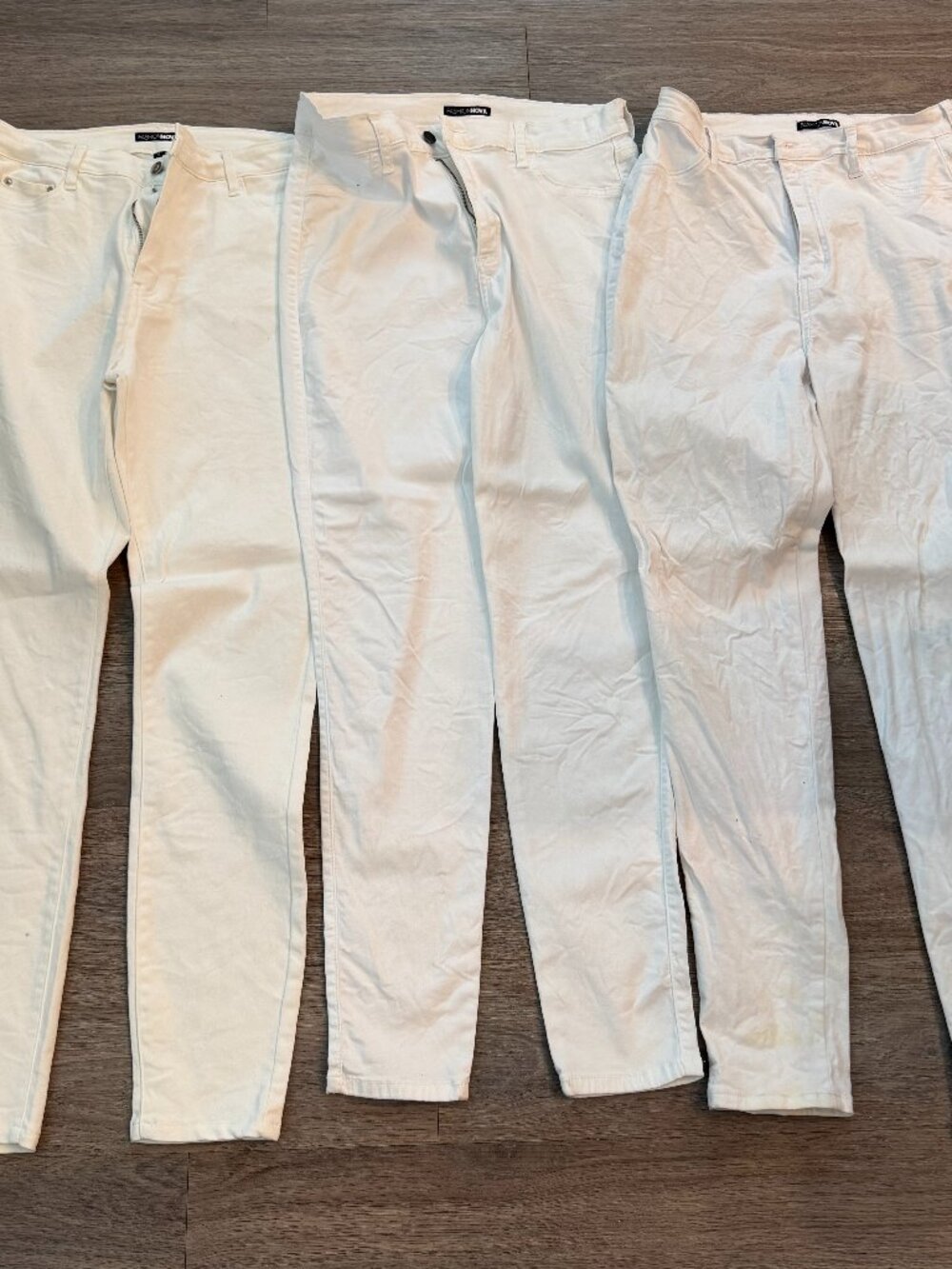 Fashion Nova White Skinny Jeans Pants Size 15 Lot of 3 Stretch